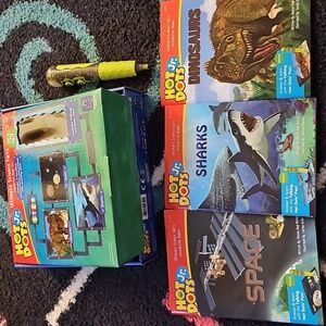 Hot Dots Jr. Interactive Learning Set - Stem Science Facts Dinos, Space, Sharks